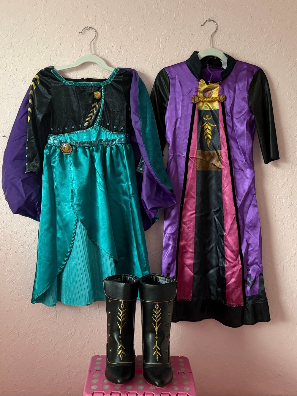 Disney Frozen 2 Costume Bundle with Black Boots